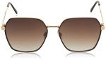 Jessica Simpson Women's Glam Metal Hex Sunglasses