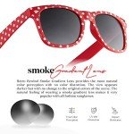 Vintage Polka Dot Sunglasses for Women - UV400
