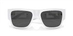 Versace Men's White Frame Sunglasses with Grey Lenses