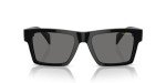 Versace Men's Black Frame Sunglasses with Grey Lenses