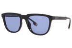 BURBERRY BE 4381 Sunglasses Black Light Blue