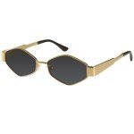 Retro Hexagon Sunglasses for Women - Vintage Style
