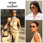 Retro Hexagon Sunglasses for Women - Vintage Style