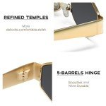 Retro Hexagon Sunglasses for Women - Vintage Style