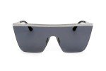 JIMMY CHOO Leah Silver/Black Mask Sunglasses