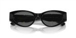 Versace Women's Black Frame Sunglasses with Grey Lenses