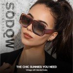 Trendy Square Designer Sunglasses for Men and Women