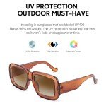 Trendy Square Designer Sunglasses for Men and Women