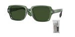 BURBERRY Eldon Rectangular Green Sunglasses for Men