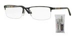 Burberry BE1282 Rectangular Eyeglasses with iWear Kit