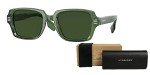 BURBERRY Eldon Rectangular Green Sunglasses for Men