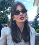 Stylish Narrow Cat Eye Sunglasses for Women