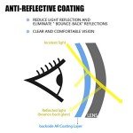 ZHILE Polarized Rectangular Sunglasses with UV Protection