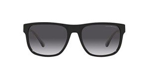 Emporio Armani EA4163 Square Sunglasses - Black/Grey