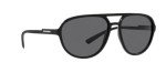 Dolce & Gabbana Matte Black Round Sunglasses