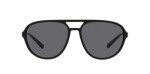 Dolce & Gabbana Matte Black Round Sunglasses