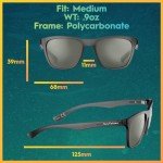 Men's Polarized Fowey Sunglasses - Crystal Granite/Smoke