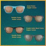 Men's Polarized Fowey Sunglasses - Crystal Granite/Smoke