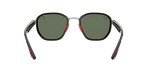Ray-Ban Scuderia Ferrari Round Sunglasses, Silver/Green
