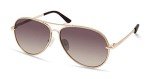 GUESS Gold Classic Aviator Sunglasses for Women