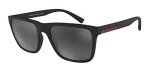 Armani Exchange Matte Black Square Sunglasses + iWear Kit