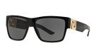 Versace Black Frame Sunglasses with Polarized Lenses