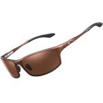 Polarized Men's Sunglasses with UV Protection - Black/Blue