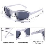 Trendy Wrap Around Y2K Sunglasses for All