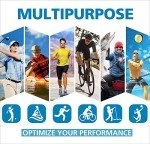 QOOL TIMES F1A Square Polarized Blue Sunglasses