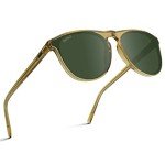 WMP Eyewear Modern Large Round Sunglasses