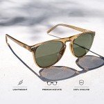 WMP Eyewear Modern Large Round Sunglasses