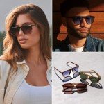 WMP Eyewear Modern Large Round Sunglasses