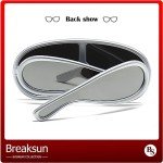 Oversized Silver Mirrored Fashion Shield Sunglasses