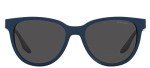 Prada Linea Rossa Blue Oval Sunglasses with Grey Lens