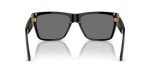 Versace Black Frame Sunglasses with Polarized Lenses