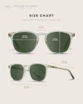 Men's Polarized Modern Round Square Sunglasses