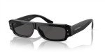 Dolce & Gabbana DG4458 Black Rectangular Sunglasses + Eyewear Kit