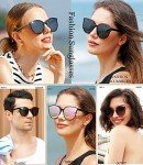 Oversized Polarized Cateye Sunglasses for All