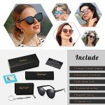 Oversized Polarized Cateye Sunglasses for All