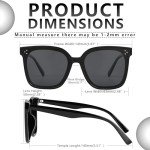 Yaserra Polarized Oversized Square Sunglasses