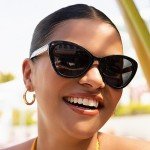 Prive Revaux Hepburn Cat Eye Sunglasses - Caviar Black