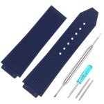 Stylish Waterproof Rubber Watch Band for Hublot