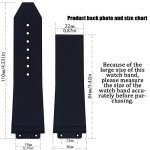 Sleek Black Replacement Band for Hublot Big Bang