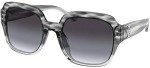 Tory Burch Striped Grey Sunglasses for Women