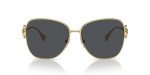 Versace Women's Gold Frame Sunglasses with Dark Lenses