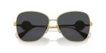 Versace Women's Gold Frame Sunglasses with Dark Lenses