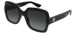 Gucci Women's Oversized Black Square Sunglasses