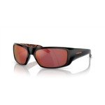 Arnette Black Frame Sunglasses with Orange Lenses