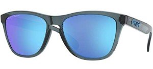 Oakley Frogskins Square Sunglasses, Crystal Black/Prizm