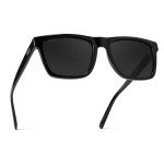 WearMe Pro Men's Black Square Sunglasses